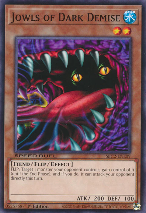 Jowls of Dark Demise - SBC2-ENE09 - Common 