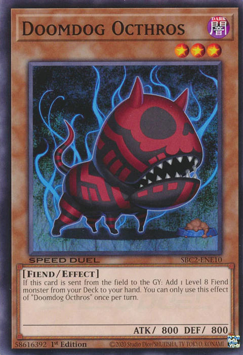 Doomdog Octhros - SBC2-ENE10 - Common 