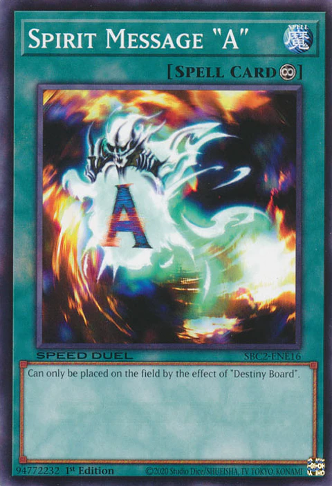 Spirit Message "A" - SBC2-ENE16 - Common 