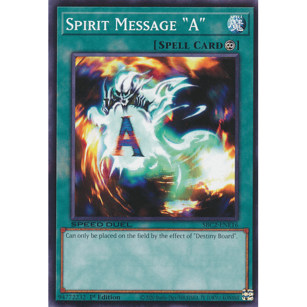 Spirit Message "A" - SBC2-ENE16 - Common 