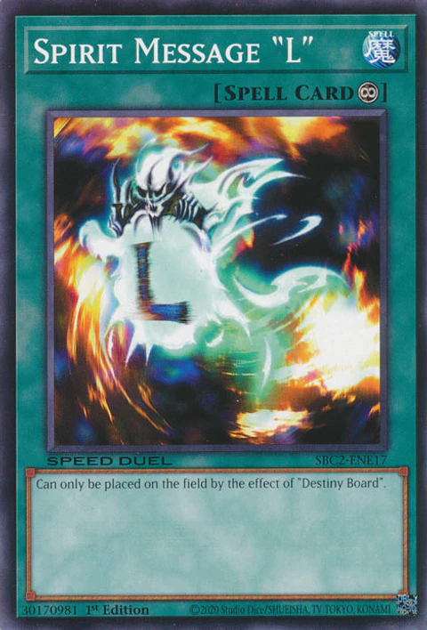 Spirit Message "L" - SBC2-ENE17 - Common