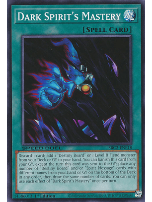Dark Spirit's Mastery - SBC2-ENE18 - Common 
