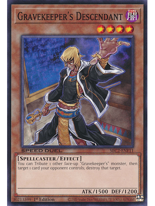 Gravekeeper's Descendant - SBC2-ENF11 - Common 