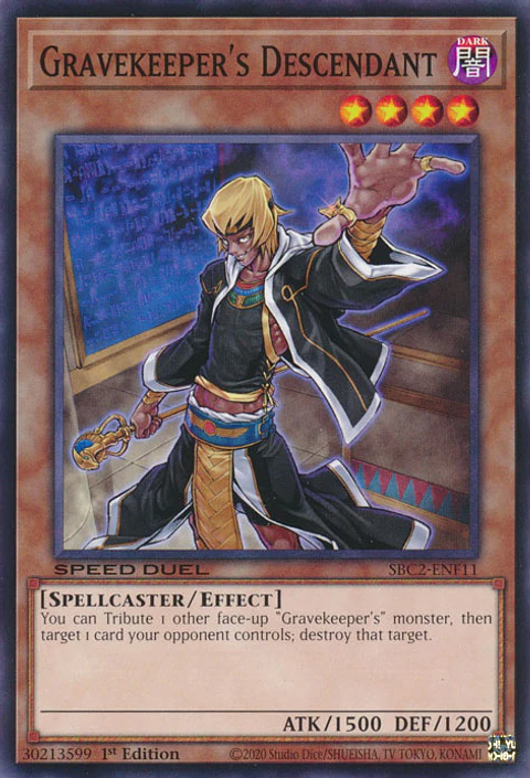 Gravekeeper's Descendant - SBC2-ENF11 - Common 