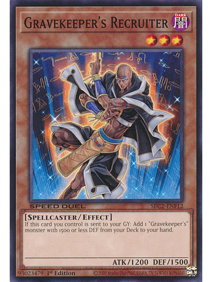 Gravekeeper's Recruiter - SBC2-ENF12 - Common 