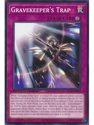 Gravekeeper's Trap - SBC2-ENF18 - Common 