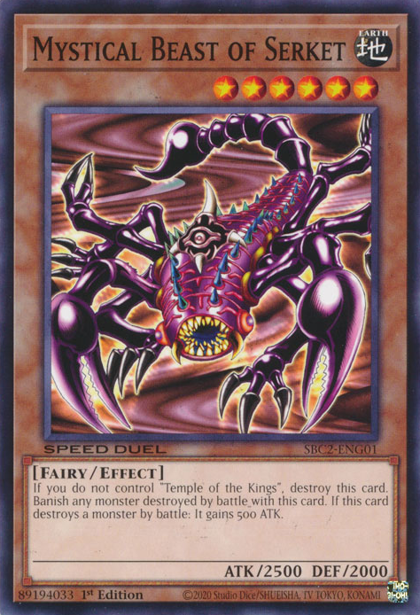 Mystical Beast of Serket - SBC2-ENG01 - Common  1