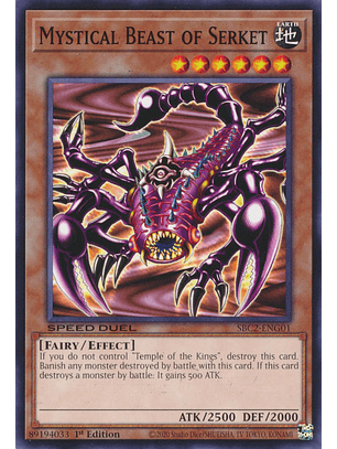 Mystical Beast of Serket - SBC2-ENG01 - Common 