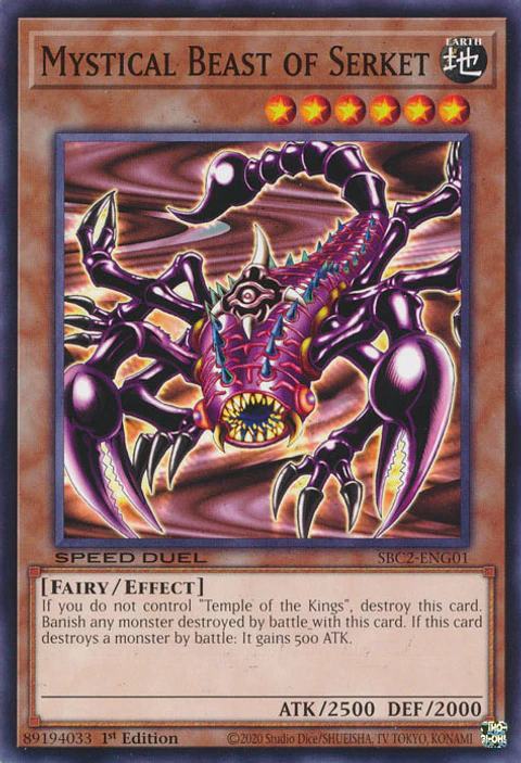 Mystical Beast of Serket - SBC2-ENG01 - Common 