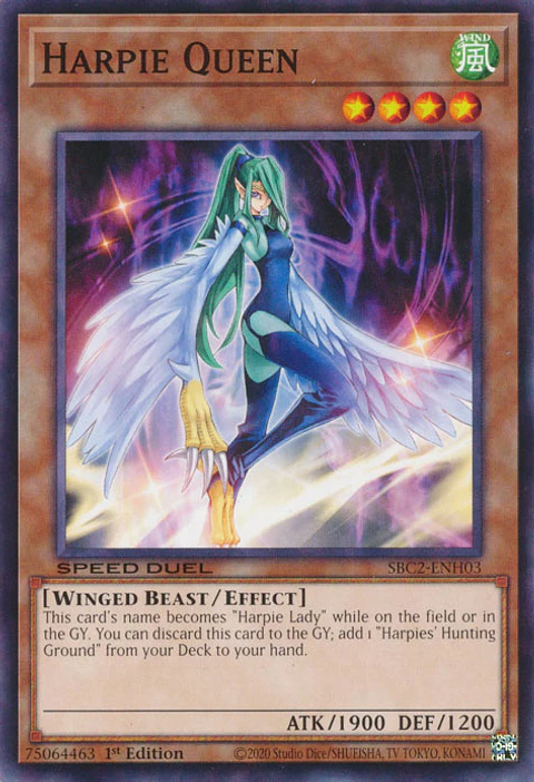 Harpie Queen - SBC2-ENH03 - Common 