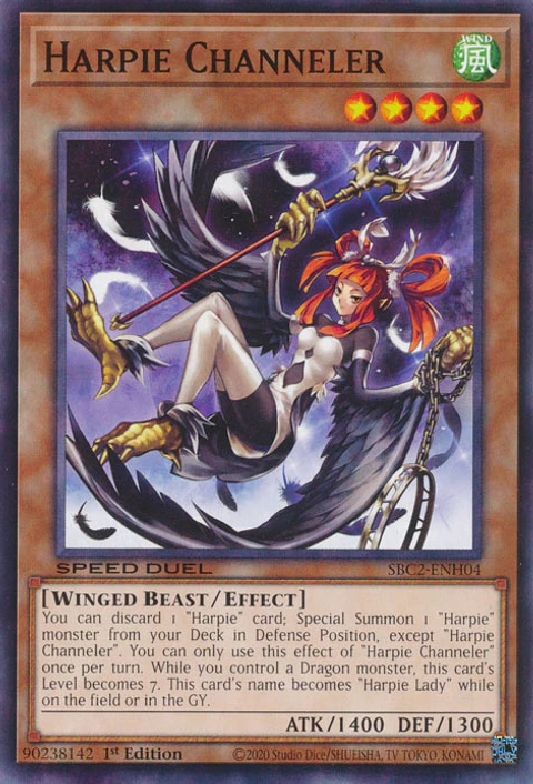 Harpie Channeler - SBC2-ENH04 - Common 