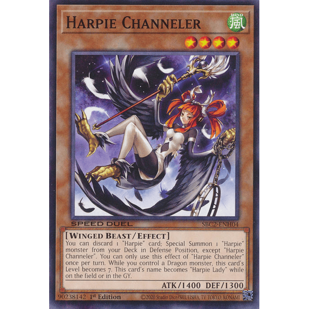 Harpie Channeler - SBC2-ENH04 - Common 