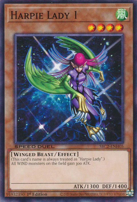 Harpie Lady 1 - SBC2-ENH05 - Common 