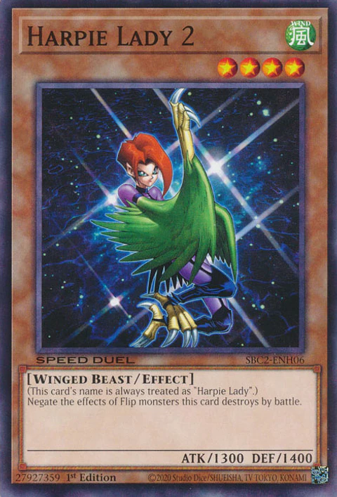 Harpie Lady 2 - SBC2-ENH06 - Common 