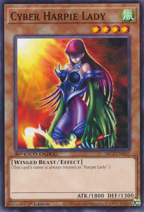 Cyber Harpie Lady - SBC2-ENH07 - Common 