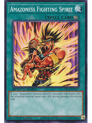 Amazoness Fighting Spirit - SBC2-ENH17 - Common 