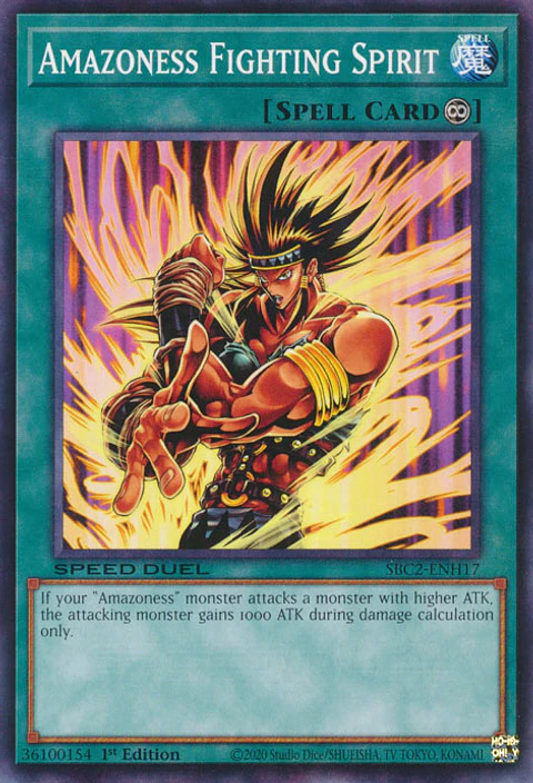 Amazoness Fighting Spirit - SBC2-ENH17 - Common 