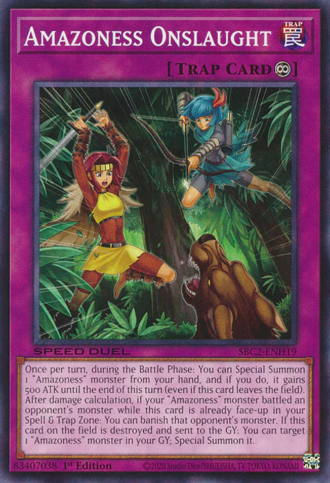 Amazoness Onslaught - SBC2-ENH19 - Common 