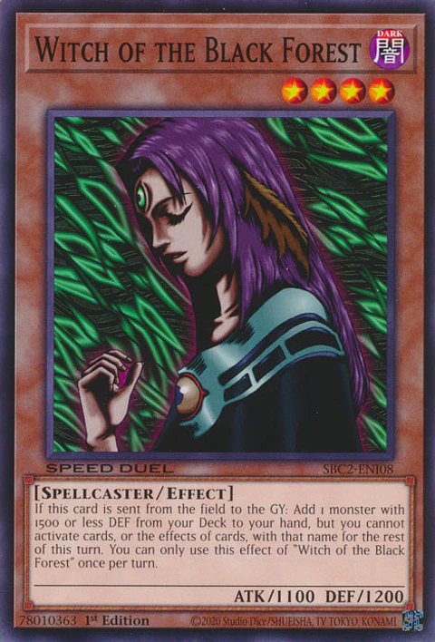 Witch of the Black Forest - SBC2-ENI08 - Common 