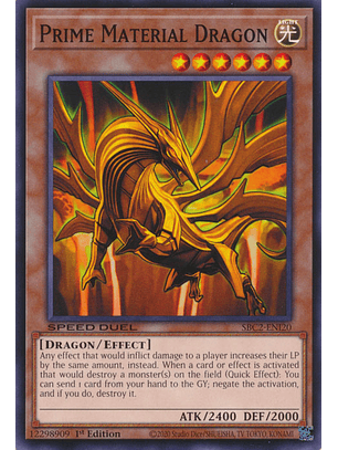 Prime Material Dragon - SBC2-ENI20 - Common 