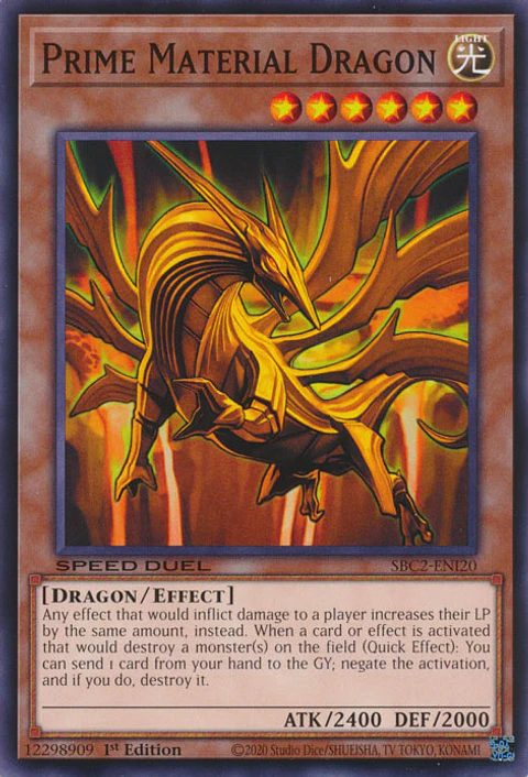 Prime Material Dragon - SBC2-ENI20 - Common 