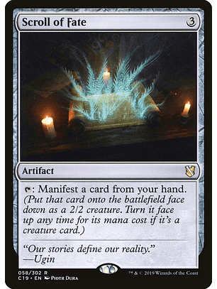Scroll of Fate - C19 - Rare 