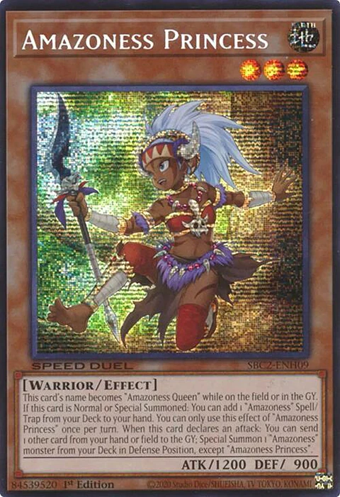 Amazoness Princess - SBC2-ENH09 - Prismatic Secret Rare 