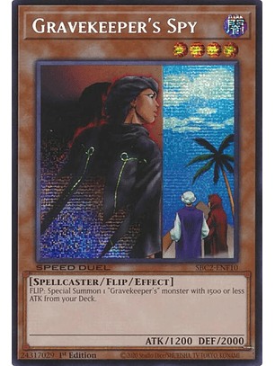 Gravekeeper's Spy - SBC2-ENF10 - Prismatic Secret Rare