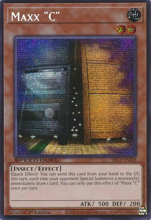 Maxx "C" - SBC2-ENI28 - Prismatic Secret Rare