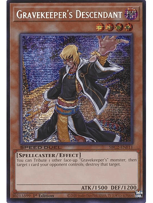 Gravekeeper's Descendant - SBC2-ENF11 - Prismatic Secret Rare