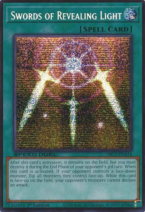 Swords of Revealing Light - SBC2-ENA14 - Prismatic Secret Rare