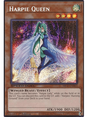 Harpie Queen - SBC2-ENH03 - Prismatic Secret Rare