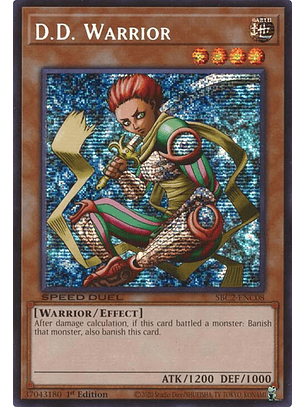 D.D. Warrior - SBC2-ENC08 - Prismatic Secret Rare