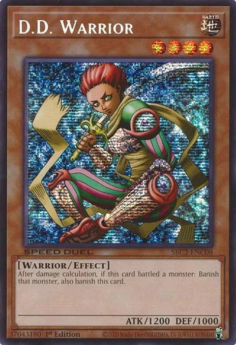 D.D. Warrior - SBC2-ENC08 - Prismatic Secret Rare