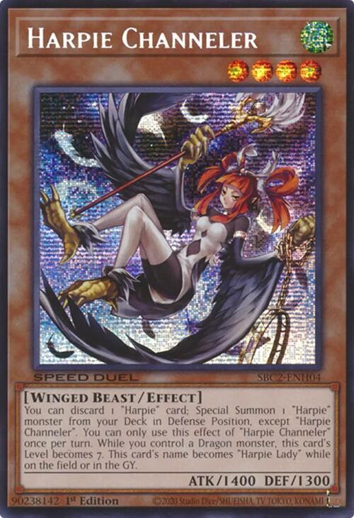 Harpie Channeler - SBC2-ENH04 - Secret Rare   1