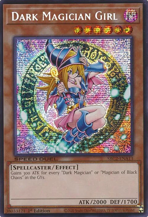 Dark Magician Girl - SBC2-ENA13 - Prismatic Secret Rare