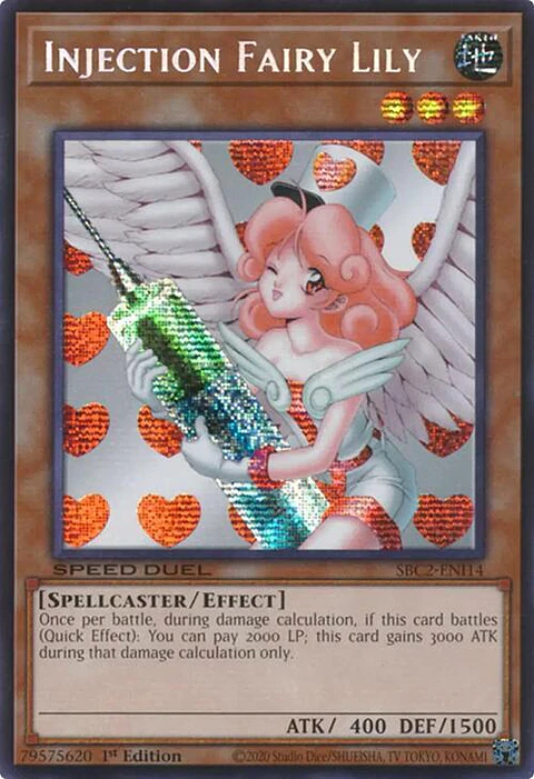 Injection Fairy Lily - SBC2-ENI14 - Prismatic Secret Rare