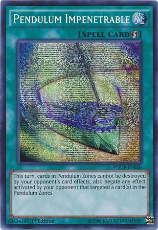 Pendulum Impenetrable - WSUP-EN050 - Prismatic Secret Rare 1