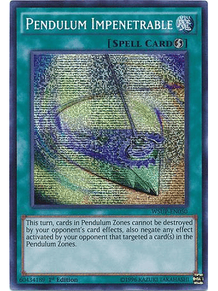 Pendulum Impenetrable - WSUP-EN050 - Prismatic Secret Rare
