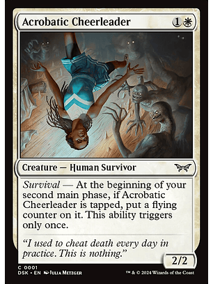 Acrobatic Cheerleader - DSK - C 