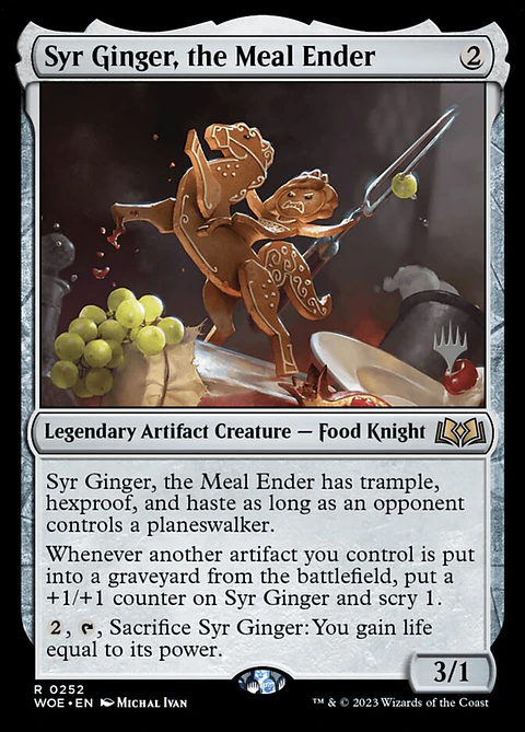 Syr Ginger, the Meal Ender - WOE - R 