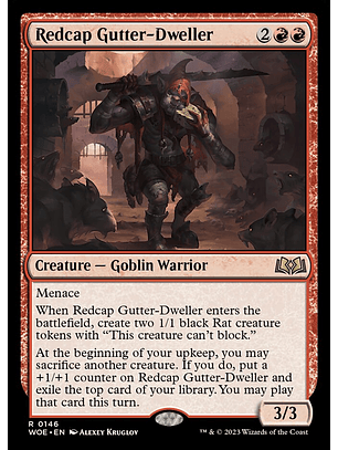 Redcap Gutter-Dweller - WOE - R 