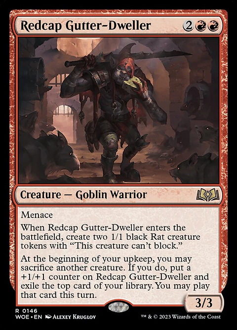 Redcap Gutter-Dweller - WOE - R 