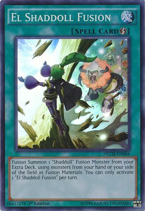 El Shaddoll Fusion - NECH-EN064 - Super Rare 