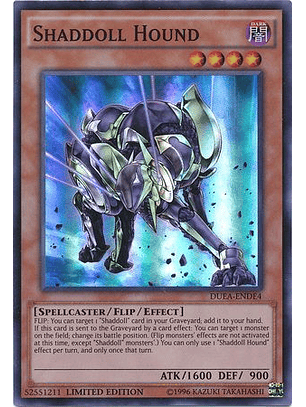 Shaddoll Hound - DUEA-ENDE4 - Super Rare Limited Edition