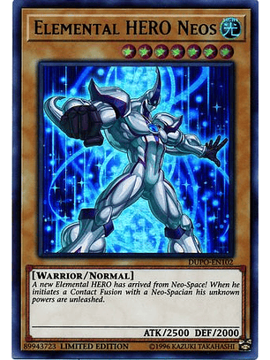 Elemental HERO Neos - DUPO-EN102 - Ultra Rare Limited Edition