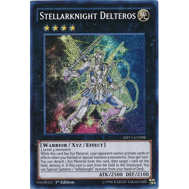 Stellarknight Delteros - MP15-EN098 - Secret Rare
