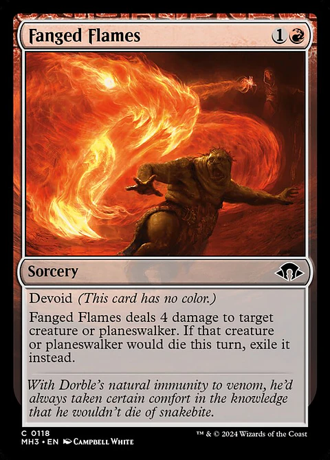 Fanged Flames - MH3 - C 