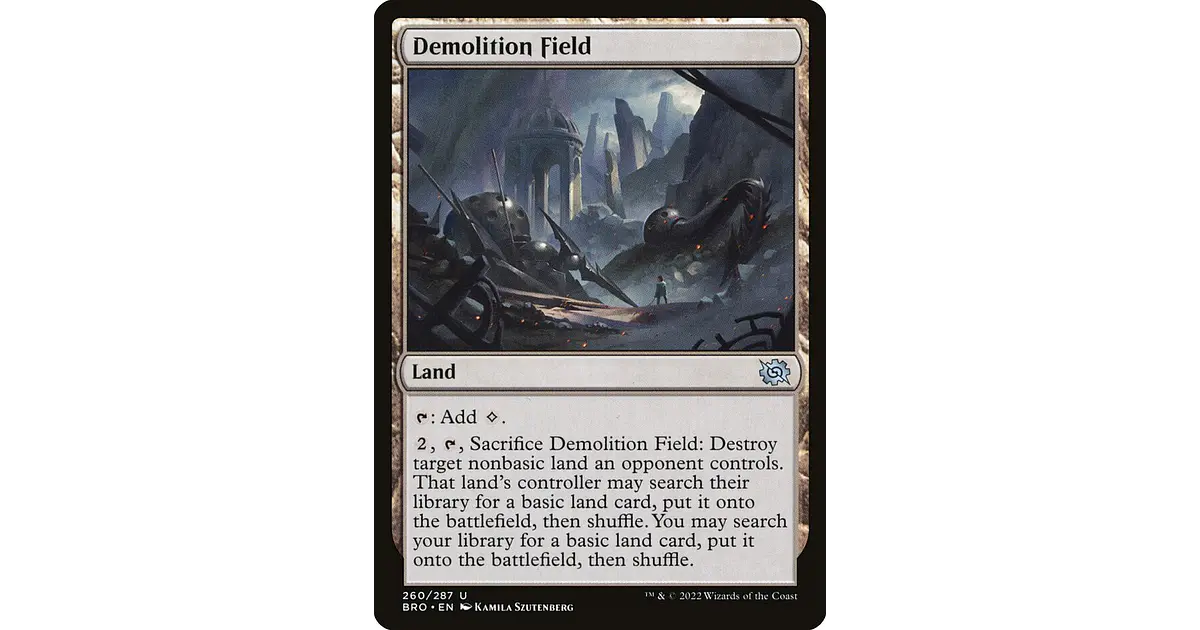 Demolition Field - BRO - U