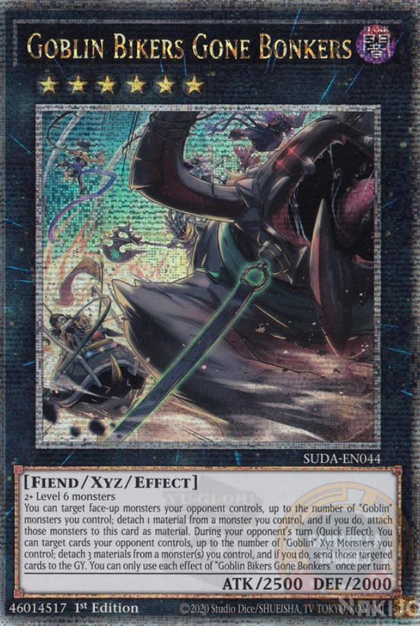 Goblin Bikers Gone Bonkers - SUDA-EN044 - Quarter Century Secret Rare 1